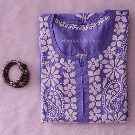 Gazal  Blue Modal Straight Kurta