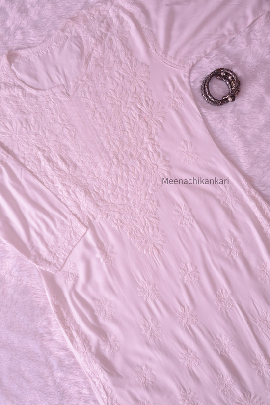 Andaaz White Modal Long Kurta