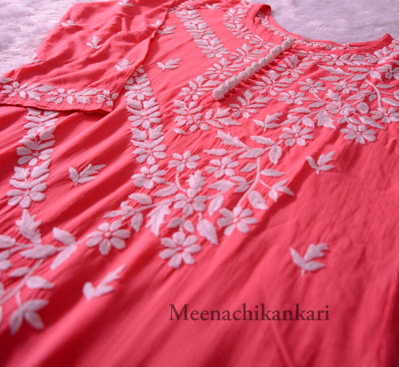 Suhana Carrot Modal Straight Kurta