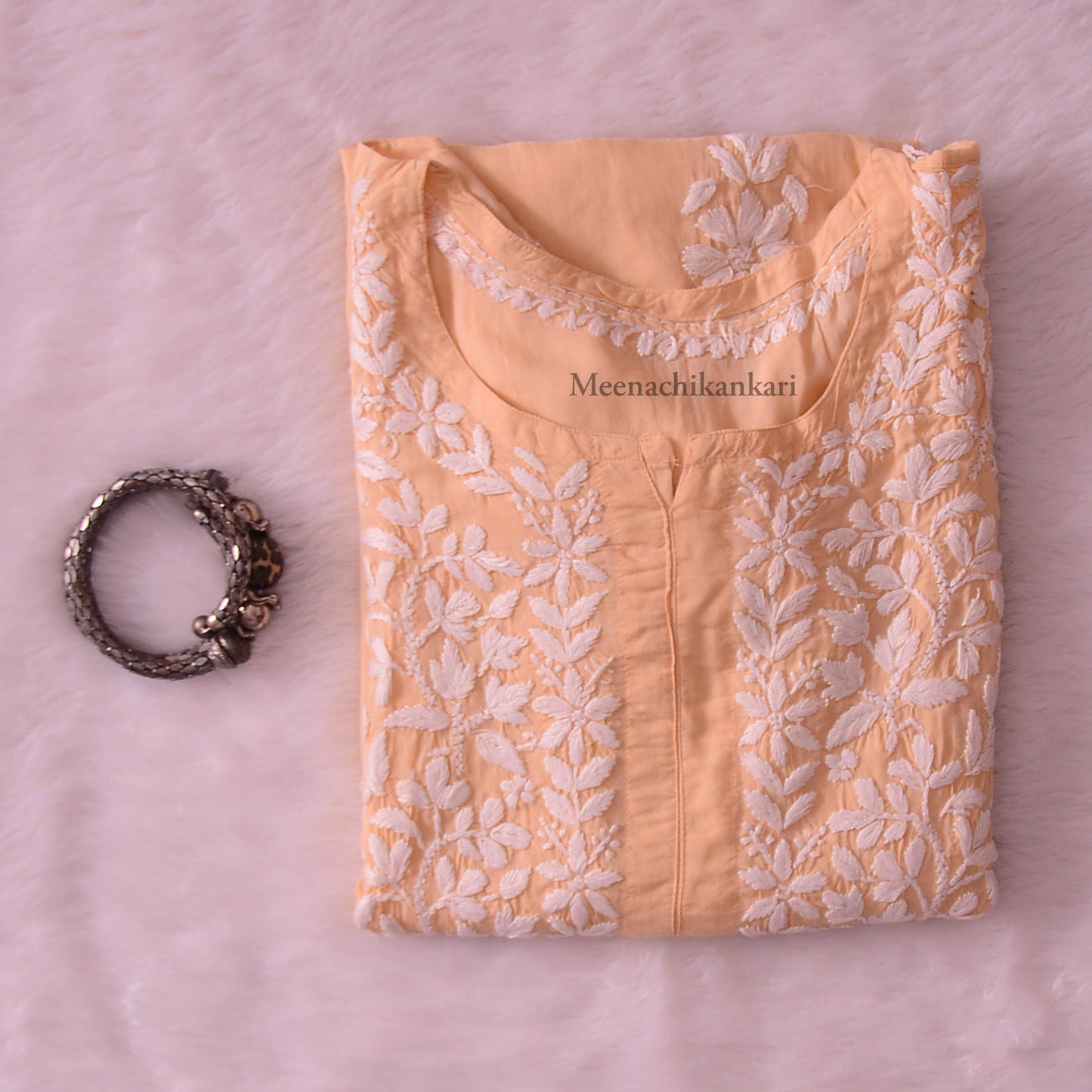 Haya Beige Modal Straight Kurta