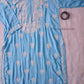 Amena Ocean Blue Plus Size Long Kurta - Ocean Blue