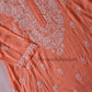 Nazrana Peach Plus Size Long Kurta