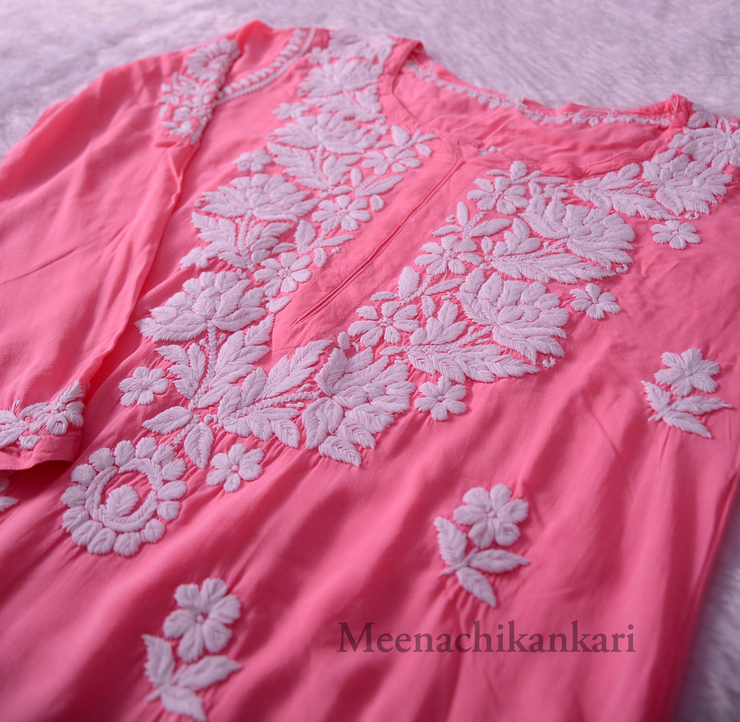 Jawaria Carrot Modal Straight Kurta