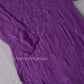 Alia Purple 3D Viscose Straight Long Kurta