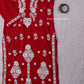 Raha Blood Red Modal Straight Long Kurta