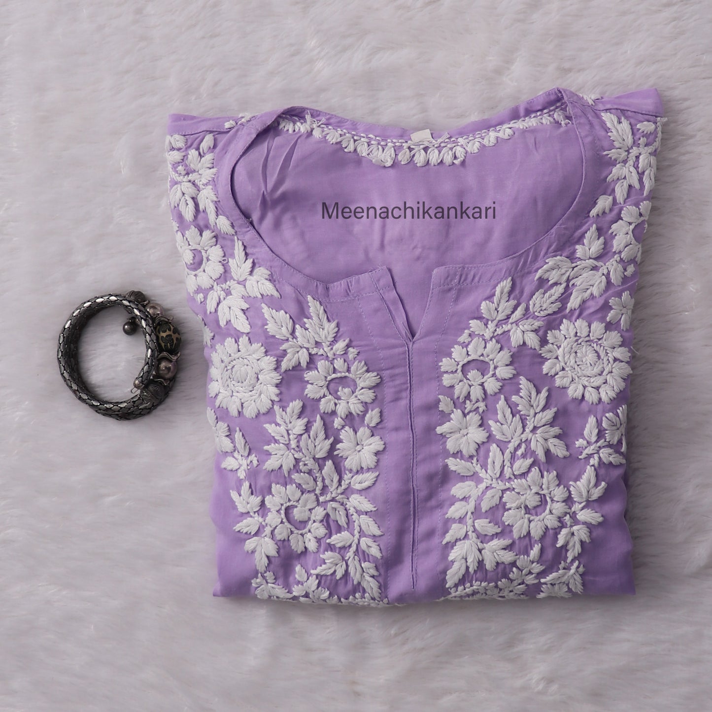 Rida Lilac Long Modal Kurta