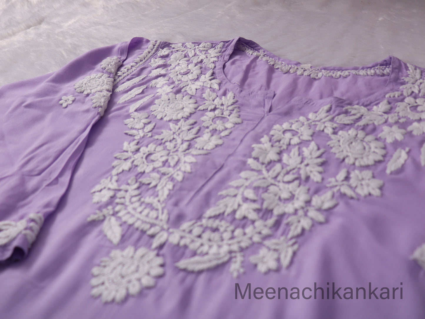 Rida Lilac Long Modal Kurta