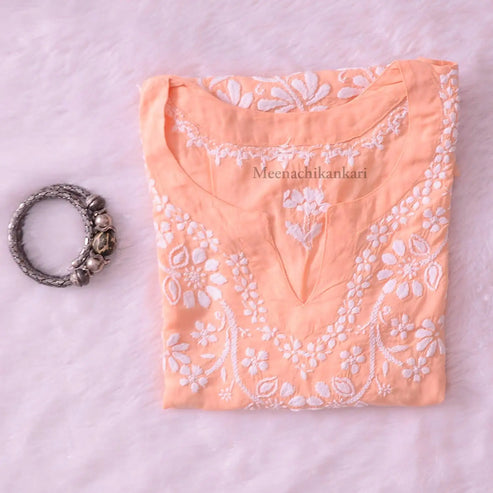 Exclusive Peach Modal Short Kurta