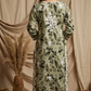 Safar Green Long Cotton Chikankari Kurta Set