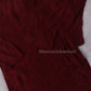 Ektara Red Muslin Mid Long Cord Kurta Set