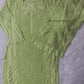 Ektara Green Muslin Mid Long Cord Kurta Set