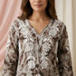 Aarzoo Brown Mull Cotton Long Kurti