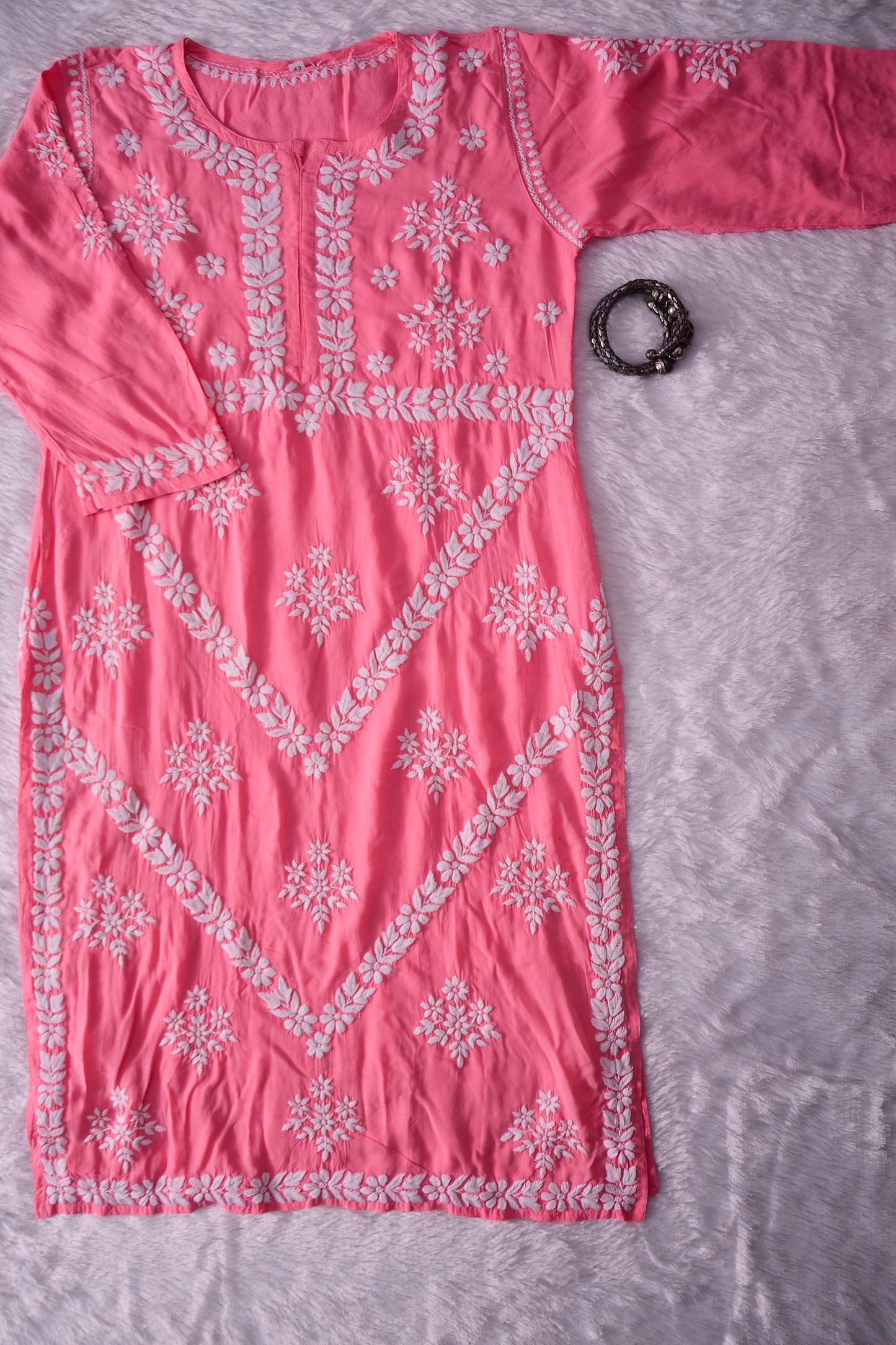 Ahana Carrot Modal kurta Set