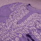 Saiba Lilac Modal Kurta Set