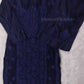 Ektara Royal Blue Muslin Mid Long Cord Kurta Set
