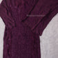 Ektara Purple Muslin Mid Long Cord Kurta Set