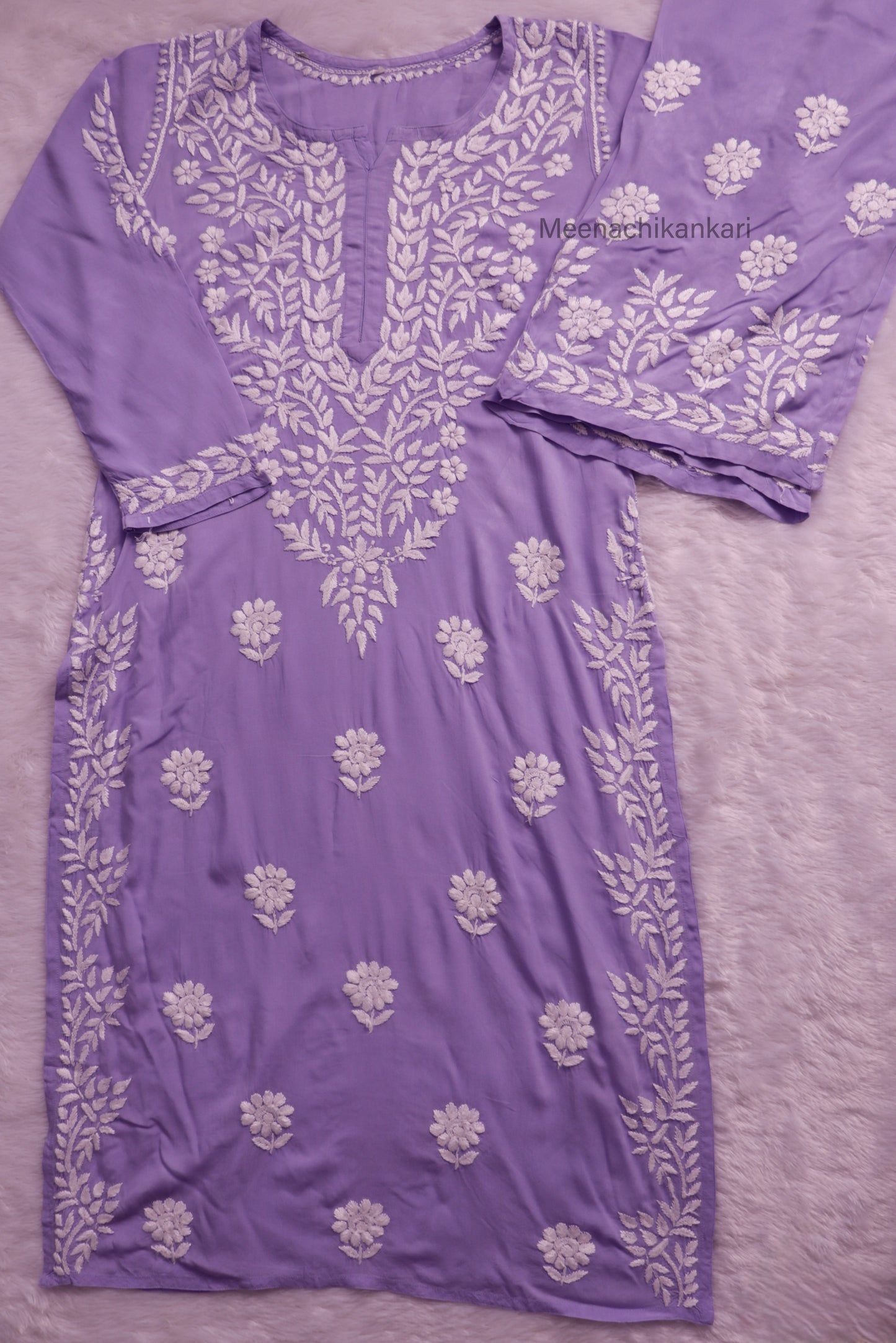 Saiba Lilac Modal Kurta Set