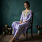 Safa Powder Blue Chikankari Modal Kurta Set