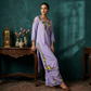 Safa Powder Blue Chikankari Modal Kurta Set