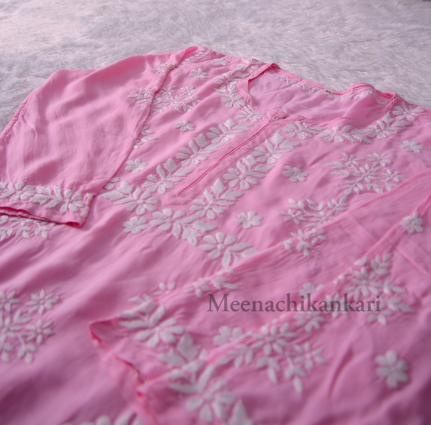 Ahana Pink Modal kurta Set