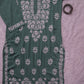 Noor Green Modal Chaikankari Long Kurti