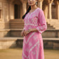 Ahana Pink Modal kurta Set