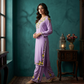 Safa Lilac Chikankari Modal Kurta Set