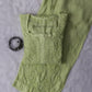 Ektara Green Muslin Mid Long Cord Kurta Set