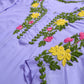 Safa Powder Blue Chikankari Modal Kurta Set