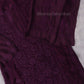 Ektara Purple Muslin Mid Long Cord Kurta Set