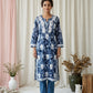 Aarzoo Grey Mull Cotton Long Kurti