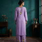 Safa Lilac Chikankari Modal Kurta Set