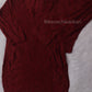 Ektara Red Muslin Mid Long Cord Kurta Set