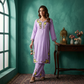 Safa Lilac Chikankari Modal Kurta Set