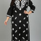 Rida Black Long Modal Kurta