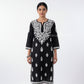 Haya Black Modal Straight Kurta